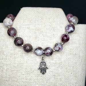 Plum blossom tourmaline bracelet